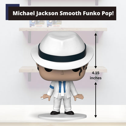 Michael Jackson Funko Pop! MJ - Approx. 3 3/4" Collectible Vinyl Figure #345 with Display Box Protector Case