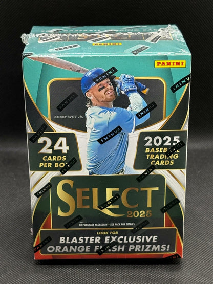 Panini 2025 Select Baseball Blaster Box 24 Trading Cards Sports Card Collection
