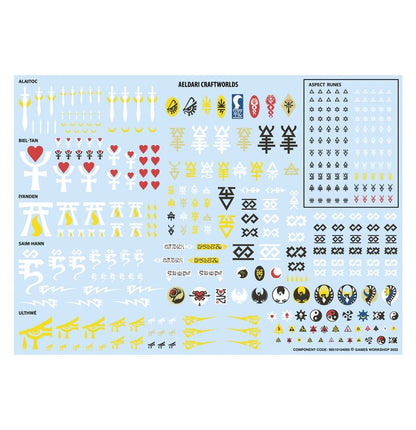 Warhammer 40,000 Aeldari Vyper / Starfang Plastic Model Kit – Customizable Fast Attack Skimmer Vehicle with Weapon Options, Transfer Sheet & Citadel Base