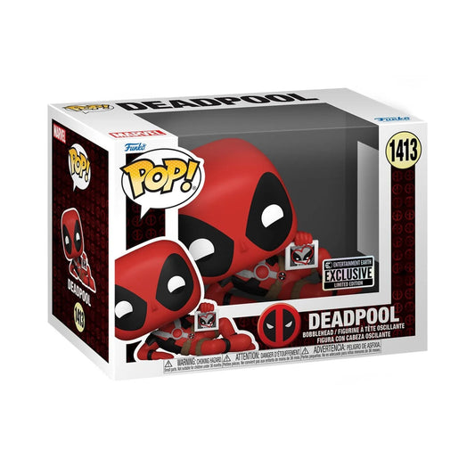 Deadpool Hearts Wolverine Funko Pop! Entertainment Earth Exclusive Limited Edition - Collectible Vinyl Figure #1413 with Window Display Box