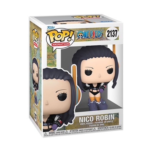 Nico Robin #2137 Funko Pop! Animation One Piece Egghead Island - Approx. 4" Collectible Vinyl Figure Bundled with Display Box Protector Case - Estimated Arrival: Nov. 2025 (PRE-SALE)