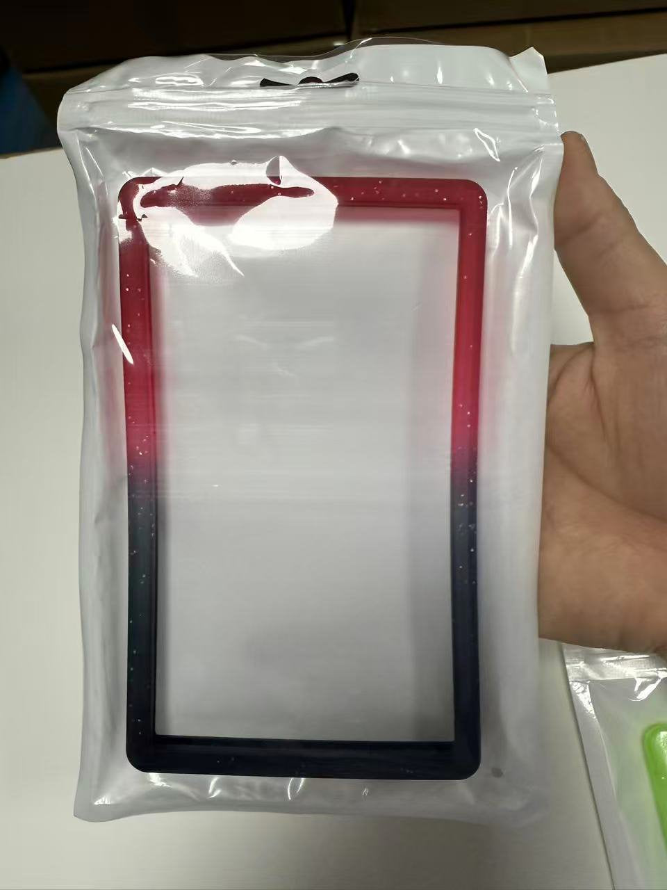 ER Bumper Slab PSA Gradient Red Black Glitter Protective Frame for Graded Trading Card Slabs | Premium Display & Protection Accessory (PPRE-ORDER JUNE)