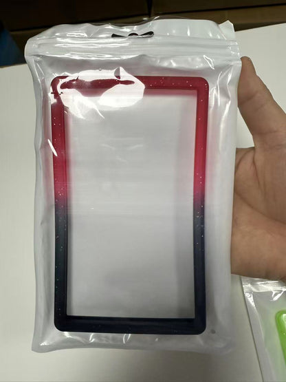 ER Bumper Slab PSA Gradient Red Black Glitter Protective Frame for Graded Trading Card Slabs | Premium Display & Protection Accessory (PPRE-ORDER JUNE)