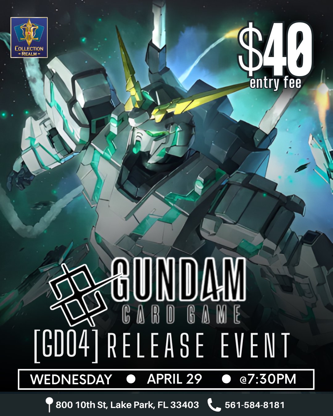 Gundam Card Game GD04 Release Event – April 29, 2026 | Wednesday, 7:30PM