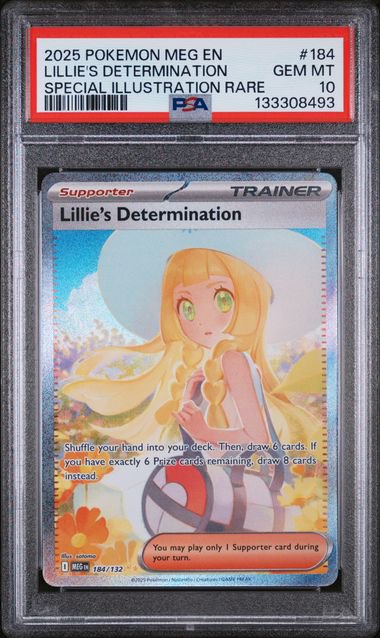 Pokemon Lillie's Determination IR PSA 10