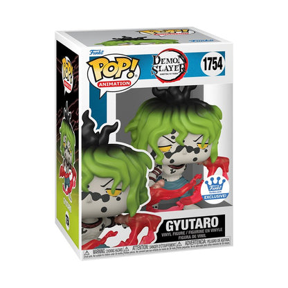 Gyutaro Blood Attack Funko Pop! Animation Demon Slayer - Approx. 4.8" Collectible Exclusive Vinyl Figure #1754 with Window Display Box