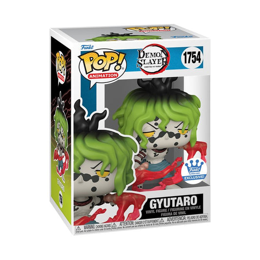 Gyutaro Blood Attack Funko Pop! Animation Demon Slayer - Approx. 4.8" Collectible Exclusive Vinyl Figure #1754 with Window Display Box