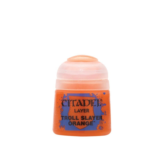 Warhammer Citadel Base Troll Slayer Orange Paint Bottle 12ml