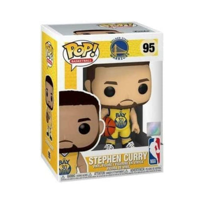 Stephen Curry (Alternate) Funko Pop! Basketball NBA Golden State Warriors  - Approx.3 3/4" Collectible Vinyl Figure #95 with Display Box Protector Case