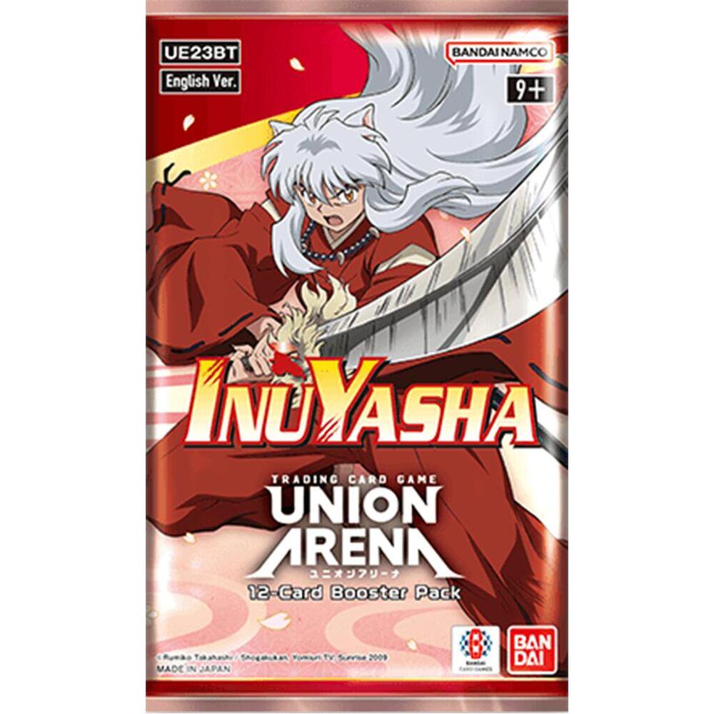 Union Arena Inuyasha Booster Pack | Bandai TCG+ Exclusive Anime Trading Card Game Booster | Features Inuyasha, Kagome Higurashi, Sesshomaru, Naraku | Collectible Cards for Fans & Players