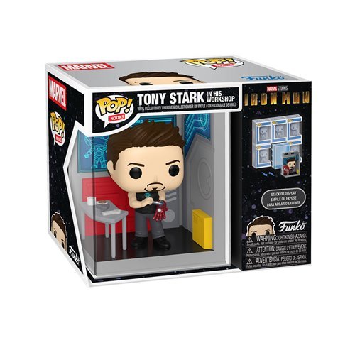 Tony Stark In His Workshop Funko Pop! Nooks Marvel Studios Iron Man - Collectible Vinyl Figure in Protective Case - Estimated Arrival: Sept. 2025 (PRE-SALE)