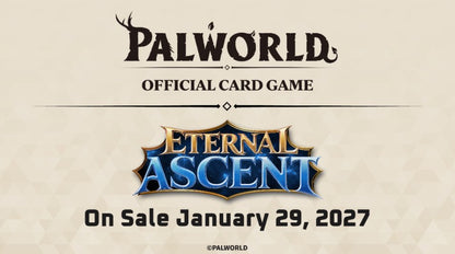 Palworld OCG Eternal Ascent Booster Box by Bushiroad, Trading Card Game Display with 12 Packs, 84 Cards Total, Collectible Card Game Expansion (PREORDER - Release Date January 29, 2026)