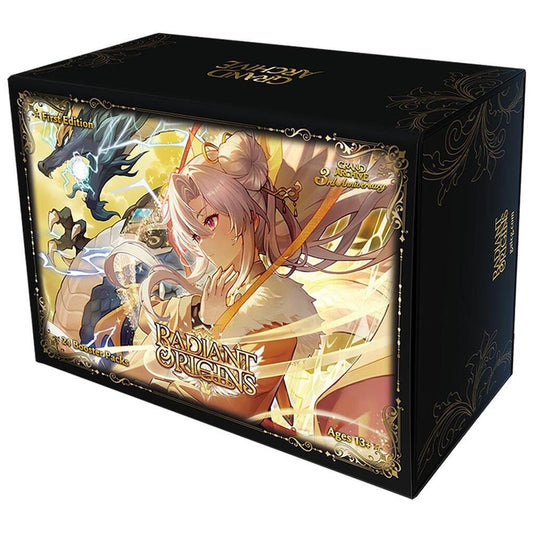 Grand Archive TCG Radiant Origins S9 1st Edition Booster Box | 24 Packs | 481-Card Set | High SR & UR Pull Rates (PRE-ORDER APRIL)