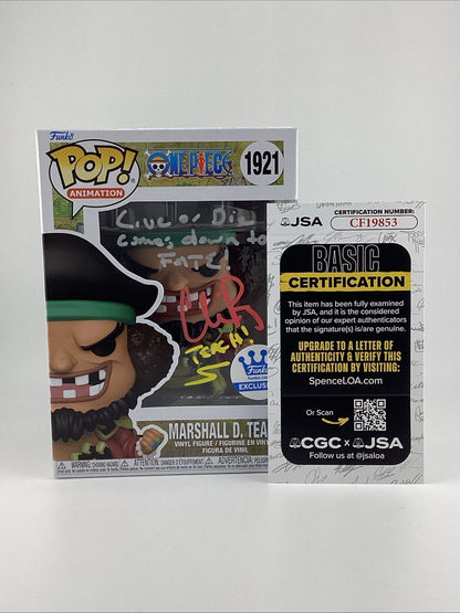 Funko Pop! Vinyl:One Piece - Marshall D. Teach - Funko Excl Signed Chris R #1921