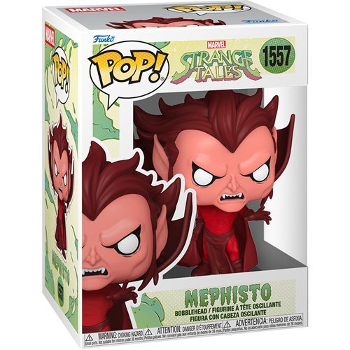 Mephisto #1557 Funko Pop! Marvel Strange Tales - Approx. 4 1/2" Collectible Vinyl Figure Bundled with Display Box Protector Case - Estimated Arrival: Sept. 2025 (PRE-SALE)