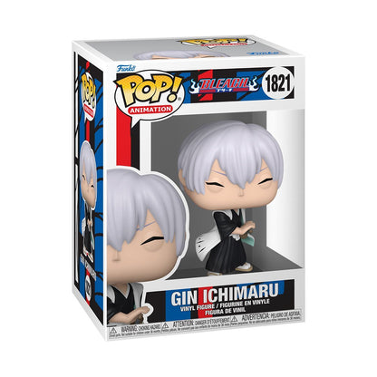 Gin Ichimaru Funko Pop! Animation Bleach - Approx. 4" Collectible Vinyl Figure #1821 with Display Box Protector Case (PRE-SALE)