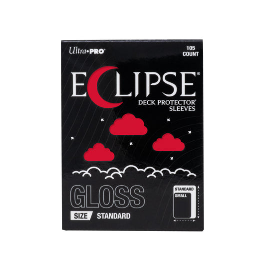 Ultra PRO Eclipse Gloss Apple Red Standard Deck Protector Sleeves, 105 Count, Fully Opaque, Durable Card Sleeves for TCG, Trading Cards & Collectible Card Games (PRE-ORDER AUGUST)