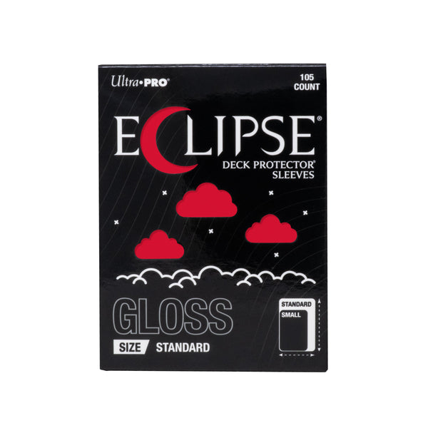 Ultra Pro Eclipse Gloss Apple Red 105CT Standard Deck Protector Sleeves – Durable, Split-Resistant, Fully-Opaque Card Sleeves for TCG, Trading, & Collectible Games (PRE-ORDER AUGUST)