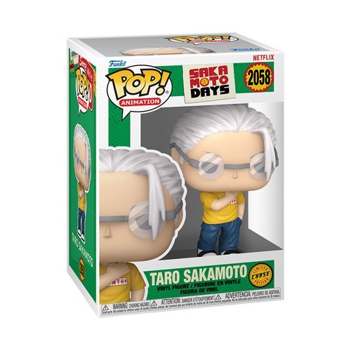 Taro Sakamoto #2058 Funko Pop! Animation Sakamoto Days - Approx. 4" Chase Limited Edition Collectible Vinyl Figure Bundled with Display Box Protector Case - Estimated Arrival: Oct. 2025 (PRE-SALE)
