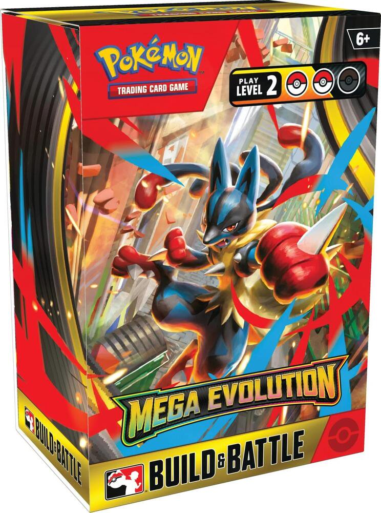 Pokemon TCG Mega Evolution Build and Battle Box ME01 with Booster Packs and Deck Cards