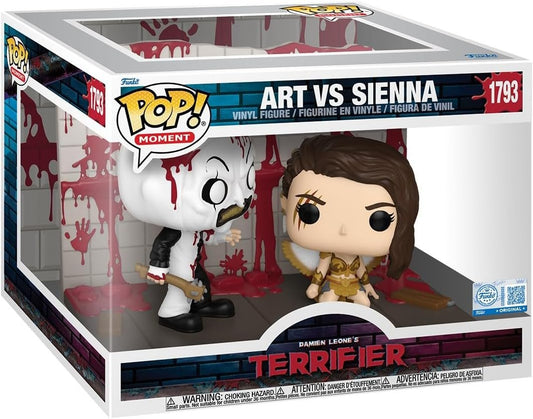 Art Vs Sienna #1793 Funko Pop! Moment Damien Leone's Terrifier - Approx. 3.45" Special Edition Collectible Vinyl Figure