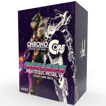 Chrono Core TCG: SD02 Pegasus – Righteous Resolve Structure Deck (PREORDER - Release Date: May 22)