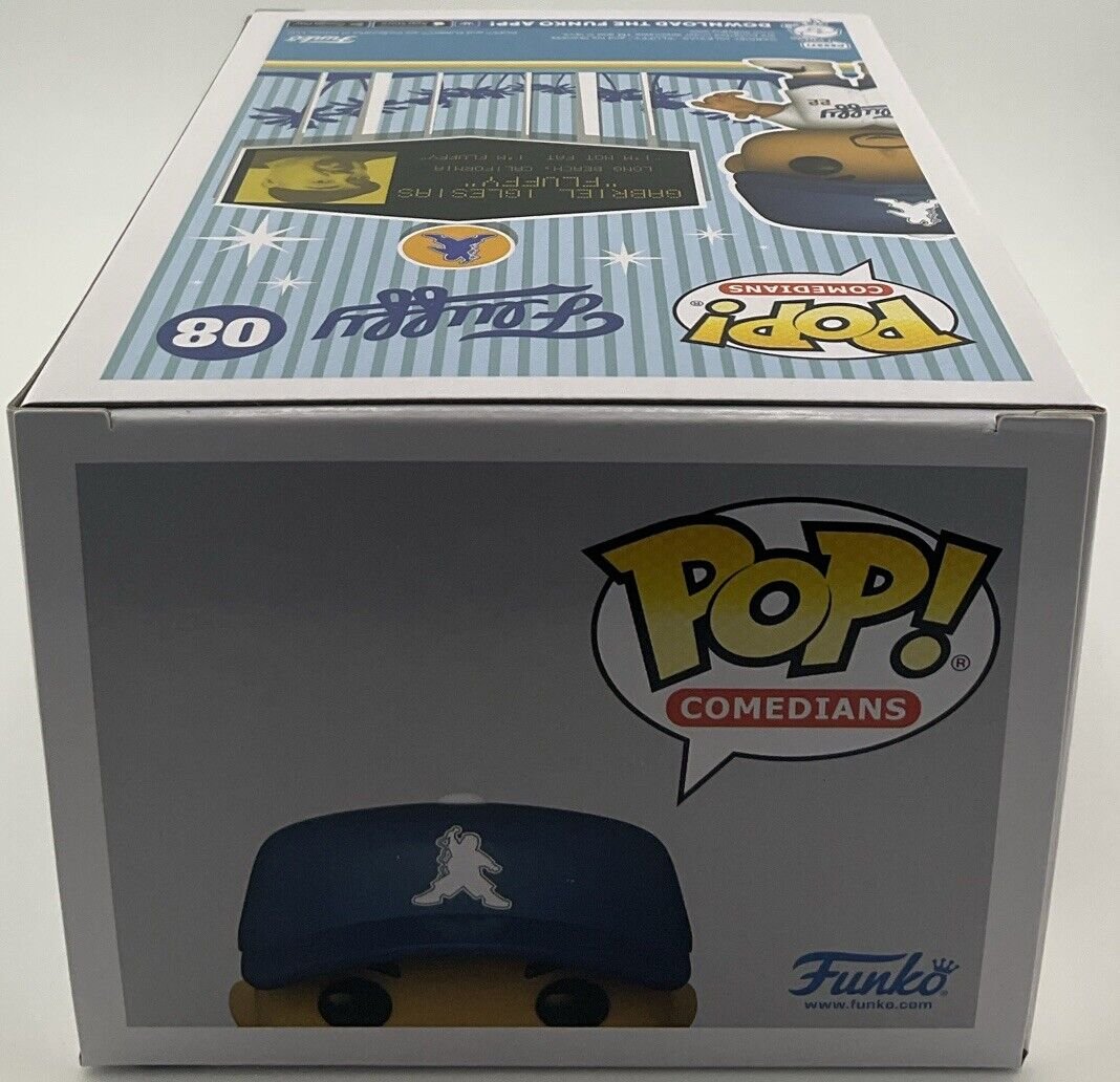 Funko Pop! Comedians Stadium Fluffy White Jersey (Home) #08 Signed