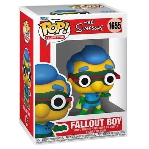 Milhouse as Fallout Boy Funko Pop! Television The Simpsons - Approx. 3 3/4" Collectible Vinyl Figure #1655 with Display Box Protector Case
