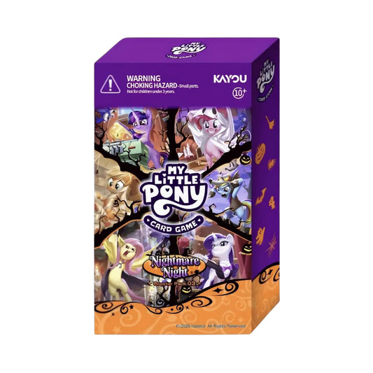 Kayou My Little Pony TCG S03 Nightmare Night 5-Pack Collector Bundle | 5 Booster Packs | Trading Card Game Collectible | Chance for ER, RR, CR, GR, SR, SPR & Rare Parallel Cards | Official Collectible (PREORDER - Release Date September 25, 2026)