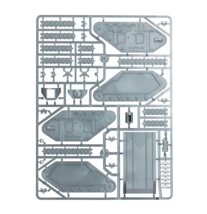 Warhammer 40,000 Astra Militarum Leman Russ Battle Tank Model Kit – Multi-Variant Plastic Vehicle with Custom Weapon Options for Warhammer 40K