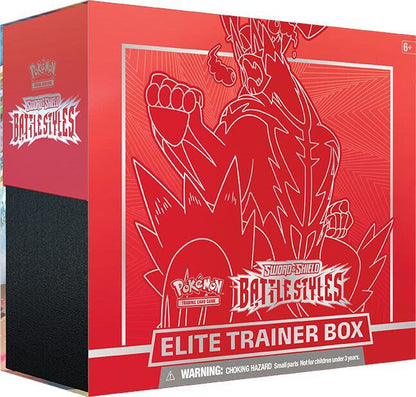 Pokemon Trading Card Game Sword and Shield Battle Styles Elite Trainer Box Red