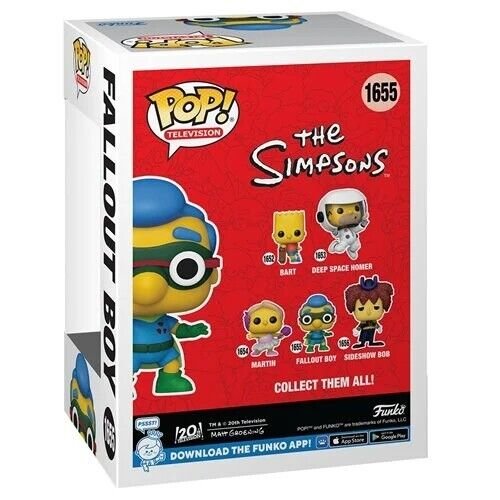 Milhouse as Fallout Boy Funko Pop! Television The Simpsons - Approx. 3 3/4" Collectible Vinyl Figure #1655 with Display Box Protector Case