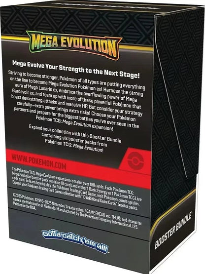 Pokémon TCG Mega Evolution ME01 Booster Bundle – 6 Pokémon Cards Booster Packs (PRE-SALE)