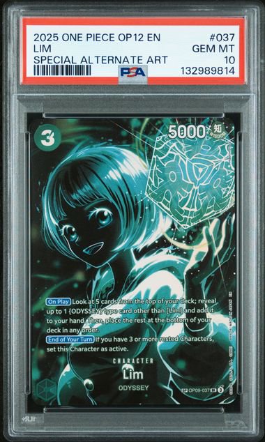 One Piece Lim OP12 SP PSA 10 9814