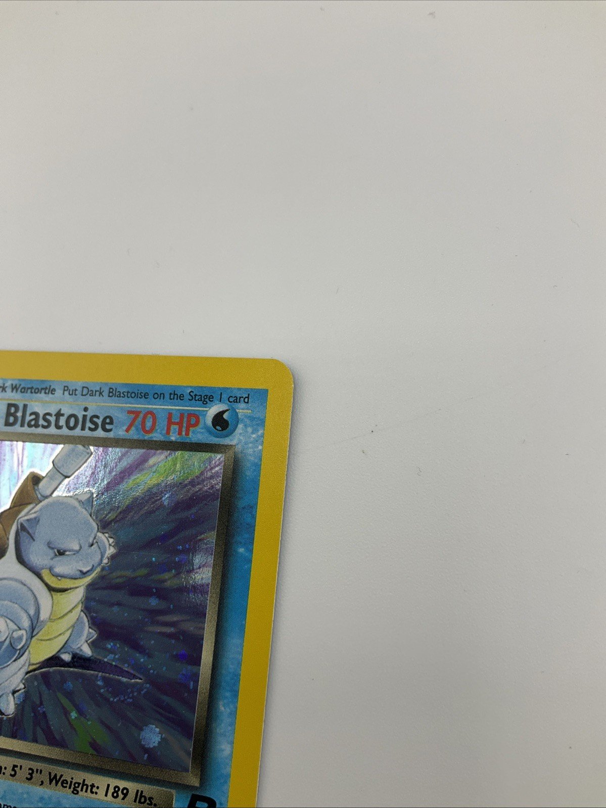 1st Edition Dark Blastoise 3/82 Team Rocket Holo Rare Pokemon Card TCG NM