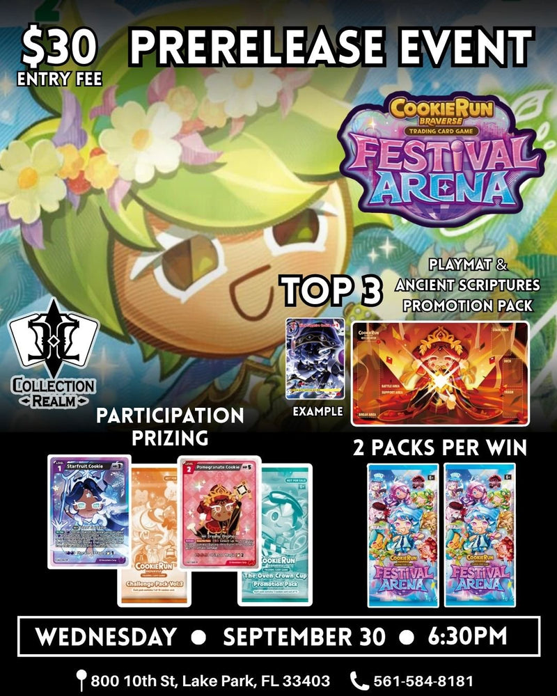 CookieRun: Braverse Festival Arena Prerelease Event – September 30, 2026 (Wednesday 6:30 PM)