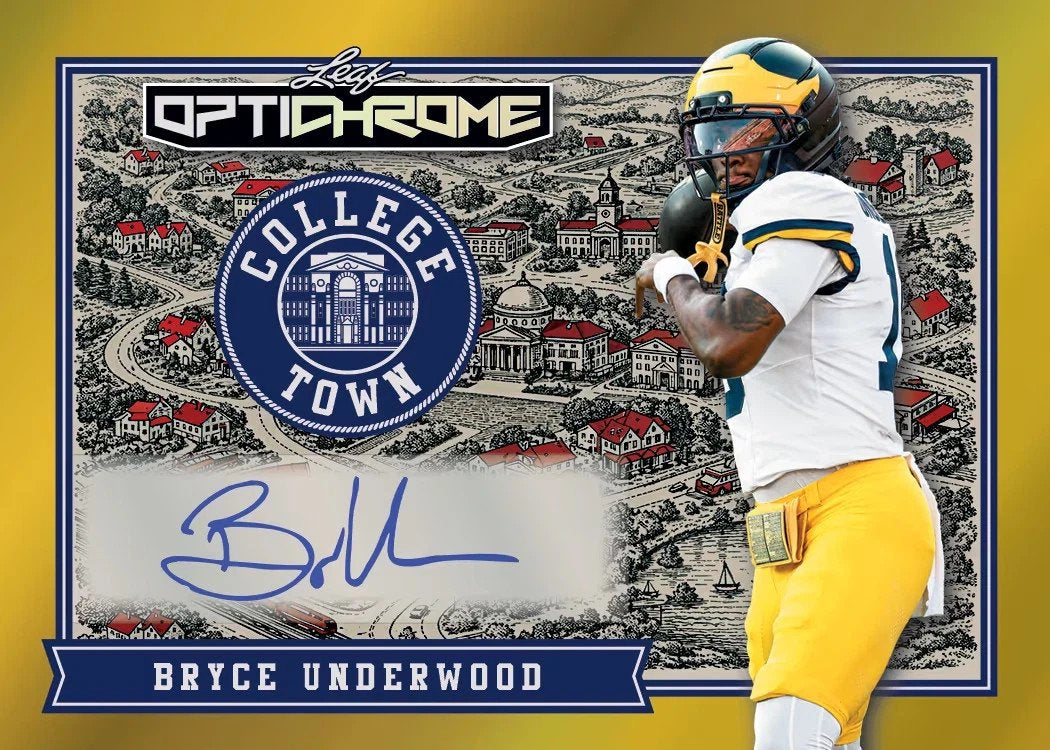 2026 Leaf Optichrome Football Hobby Box Sealed Case with 12 Sealed Hobby Boxes