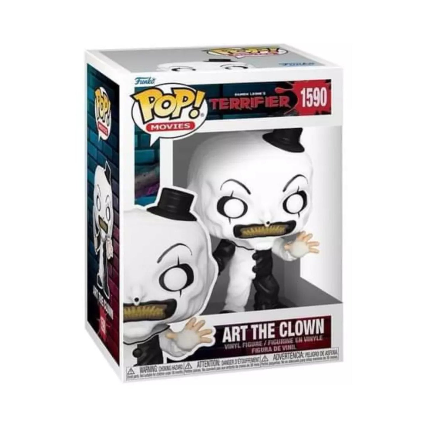 Funko Art The Clown Set of 5 Vinyl Figures – Knife, Bike, Glasses, and Bloody Chase Variants – Exclusive Terrifier Horror Collectible (PRE-ORDER)