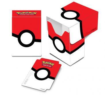 Ultra PRO Pokémon Poké Ball Full-View Deck Box 85121 | Top-Loading Trading Card Storage Case | Holds Up to 82 Sleeved Cards | Secure Full Flap Closure | Official Pokémon TCG Deck Box (PREORDER - Release Date August 2026)