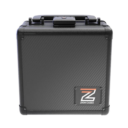 Zion Cases Slab Case GO Carbon Fiber – Holds Up to 25 Graded Card Slabs, TSA-Approved Locking Case, High-Grade Foam Interior, Trading Card Storage & Travel Case (PRE-ORDER)