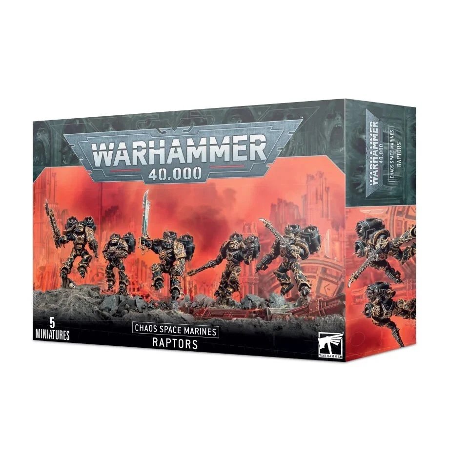 Raptors Chaos Space Marines Warhammer 40K NIB - 5 Miniatures