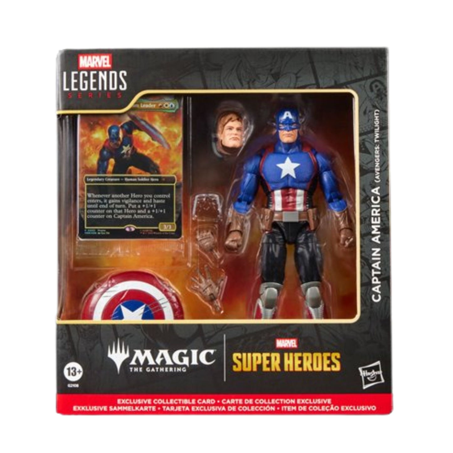 Marvel Legends Series Captain America Avengers: Twilight 6-Inch Action Figure with Shield, Accessories and Exclusive Foil Magic: The Gathering Card, Collectible Figure (PREORDER - Release Date October 2026)