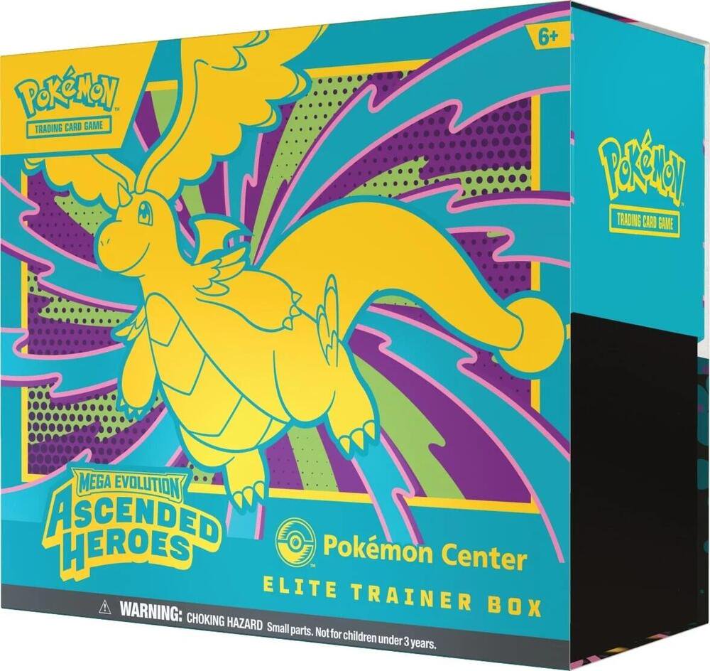 Pokemon TCG Pokemon Center Mega Evolution Ascended Heroes Elite Trainer Box Set