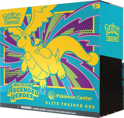 Pokemon TCG Pokemon Center Mega Evolution Ascended Heroes Elite Trainer Box Set