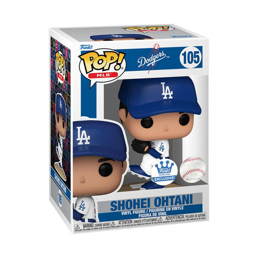 Shohei Ohtani Pitching Funko Pop! MLB Dodgers - Approx. 4.5" Collectible Exclusive Vinyl Figure #105 with Window Display Box