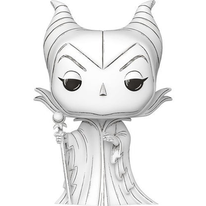 Maleficent #1648 Funko Pop! Disney Sketched Sleeping Beauty - Approx. 4 1/2" Collectible Vinyl Figure Bundled with Display Box Protector Case - Estimated Arrival: Oct. 2025 (PRE-SALE)