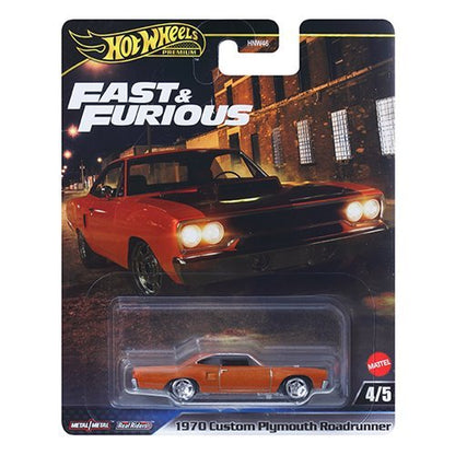 Hot Wheels Fast and Furious 2025 Mix 3 Vehicle Bundle Pack of 5 (Lamborghini LM002, Koenigsegg CCXR, 1970 Custom Plymouth Roadrunner, Nissan 240SX (S14), and 2021 Toyota GR Supra) Collectible Toy Car Vehicle - Estimated Arrival: Sept. 2025 (PRE-SALE)