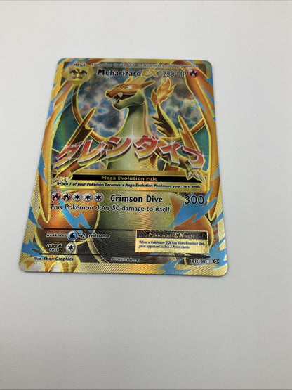 Pokemon TCG XY Evolutions Mega Charizard EX 101/108 Full Art Ultra Rare Card NM