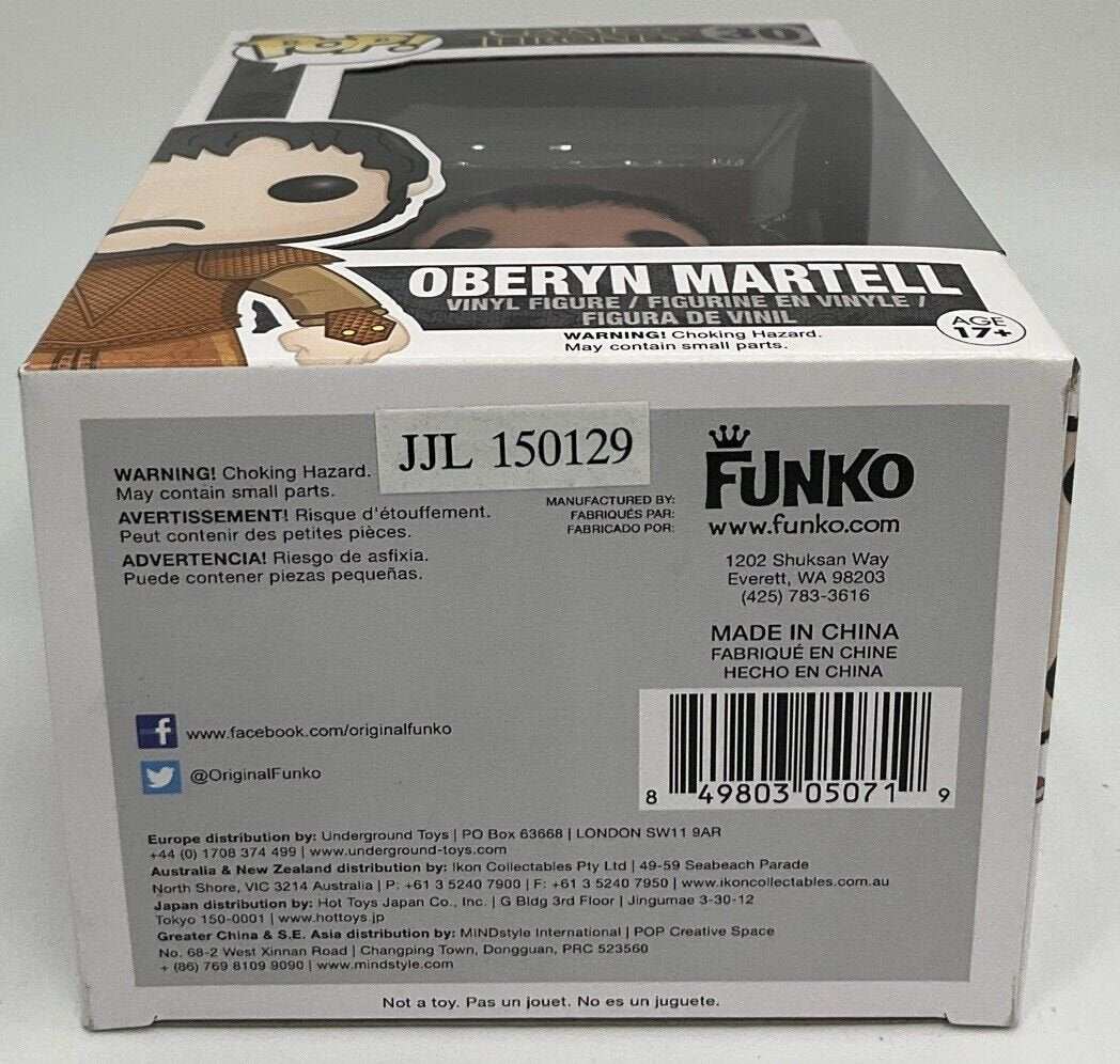 Funko Pop! Vinyl: Game of Thrones - Oberyn Martell #30