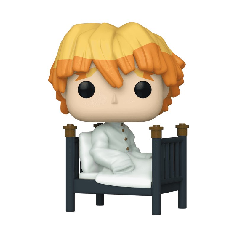 Zenitsu Agatsuma in Bed Funko Pop! Animation Demon Slayer - Only At Target Exclusive - Approx. 4.25" Collectible Vinyl Figure #1398 with Display Box Protector Case (PRE-ORDER)